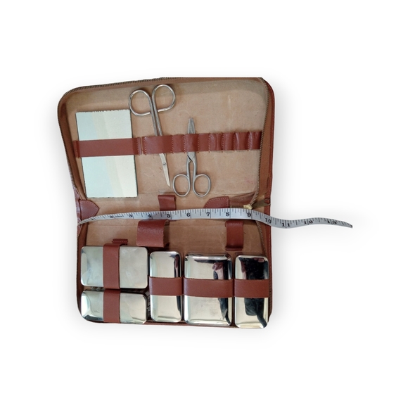 Vintage 1960s men travel kit made In Germany - Picture 11 of 11